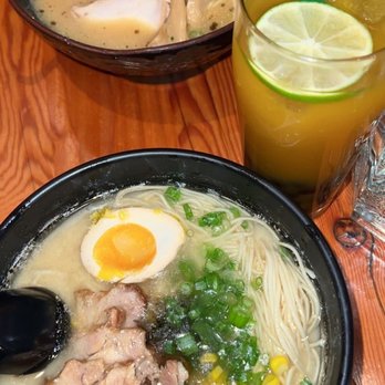 Mecha Noodle Bar - Tonkotsu ramen,  Shoyu Paitan ramen, Temple of the Sun spiked bubble tea - Noodles Near Me - New Haven, Connecticut