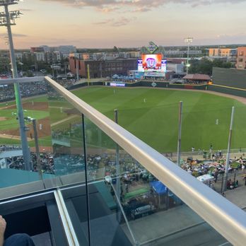 The Foundry Rooftop - Overlooking from balcony at the foundry into the Dayton dragons field - Beer, Wine & Spirits Near Me - Dayton, Ohio The Foundry Rooftop - Overlooking from balcony at the foundry into the Dayton dragons field - Beer, Wine & Spirits Near Me - Dayton, Ohio