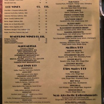 PIPS On La Brea - Menu - Jazz & Blues Near Me - Los Angeles, California PIPS On La Brea - Menu - Jazz & Blues Near Me - Los Angeles, California