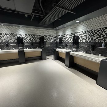 Intuit Dome - The women's bathroom with the marble countertops. This was at the end of the night. Look how spotless it is. - Stadiums & Arenas Near Me - Inglewood, California Intuit Dome - The women's bathroom with the marble countertops. This was at the end of the night. Look how spotless it is. - Stadiums & Arenas Near Me - Inglewood, California