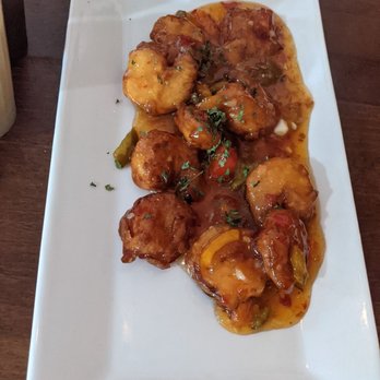 Lakeshore Cafe - Sloppy plating but absolutely delicious cherry pepper shrimp - Soup Near Me - Blasdell, New York Lakeshore Cafe - Sloppy plating but absolutely delicious cherry pepper shrimp - Soup Near Me - Blasdell, New York