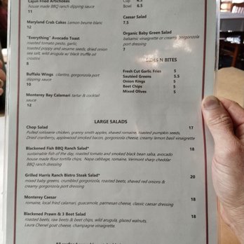 Cafe Cruz - Lunch Menu Dec 2018 - Seafood Near Me - Soquel, California