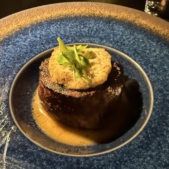 Tu Tu' Tun Lodge - 8 oz wagyu fillet prepared with a bone marrow and shiitake crust and black truffle - Hotels Near Me - Gold Beach, Oregon Tu Tu' Tun Lodge - 8 oz wagyu fillet prepared with a bone marrow and shiitake crust and black truffle - Hotels Near Me - Gold Beach, Oregon