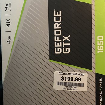 MPC Electronics - MPC $199.99 PNY GTX 1650 4GB entry-level gaming card bought today. - Computers Near Me - Chula Vista, California