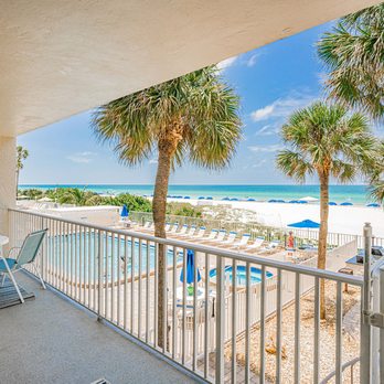 Plumlee Gulf Beach Realty - Take a look at Sand Castle II 205 for a family vacation! Spiral steps go from the balcony to pool deck. - Vacation Rentals Near Me - Indian Rocks Beach, Florida Plumlee Gulf Beach Realty - Take a look at Sand Castle II 205 for a family vacation! Spiral steps go from the balcony to pool deck. - Vacation Rentals Near Me - Indian Rocks Beach, Florida