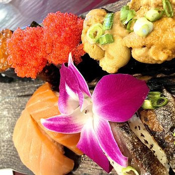 Kimono Sushi - Salmon Eggs, Smelt Eggs, Sea Urchin, Salmon and Mackerel. All fresh and tasty. - Sushi Bars Near Me - Tracy, California Kimono Sushi - Salmon Eggs, Smelt Eggs, Sea Urchin, Salmon and Mackerel. All fresh and tasty. - Sushi Bars Near Me - Tracy, California