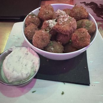 The Blind Rabbit - Fried Castelvetrano Olives - Cocktail Bars Near Me - Anaheim, California