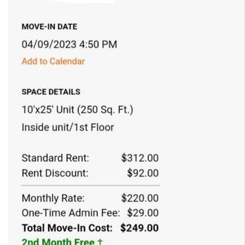 Public Storage - Initial contract agreement showing 2nd month free - Self Storage Near Me - Fort Worth, Texas Public Storage - Initial contract agreement showing 2nd month free - Self Storage Near Me - Fort Worth, Texas