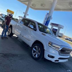 National Car Rental - Me and my husband enjoying our well priced weekend truck. 2021 Dodge Ram Limited Edition.