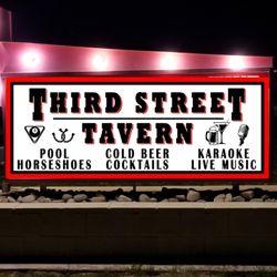 Third Street Tavern - Third Street Tavern
*Huge Outdoor Patio
*Fire PIts
*Pool
*Horseshoe Pits
*Live Entertainment
*UFC Fights (No Cover Charge)