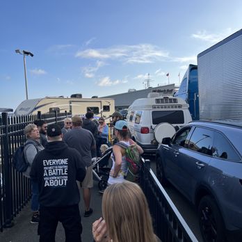 Black Ball Ferry Line - Walk on staging line - Tours Near Me - Port Angeles, Washington