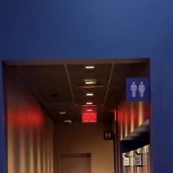 Bathroom and lockers are available