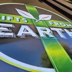 Gifts From Earth - Our Logo on the front door, come on in.