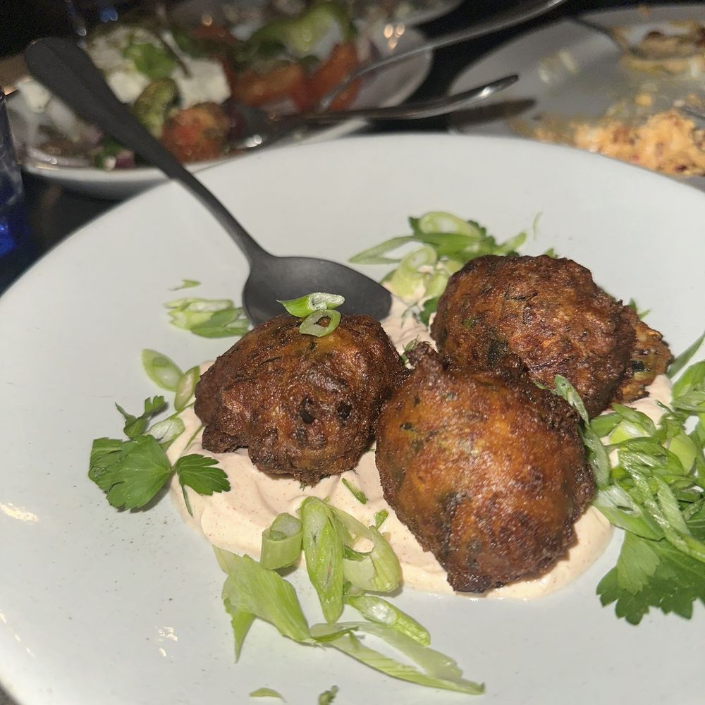 Avli - Zucchini Fritters - Greek Near Me - Milwaukee, Wisconsin Avli - Zucchini Fritters - Greek Near Me - Milwaukee, Wisconsin