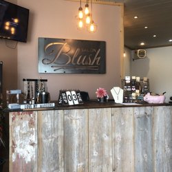 Salon Blush - Front counter.