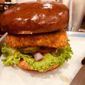 Nest Burger - Paneer Burger- the Paneer was soft and nice - Burgers Near Me - Plano, Texas