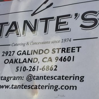 Tante's - Sign - Food Stands Near Me