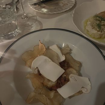 Her Place - Beef tartare with maitake mushroom shavings - French Near Me - Philadelphia, Pennsylvania Her Place - Beef tartare with maitake mushroom shavings - French Near Me - Philadelphia, Pennsylvania