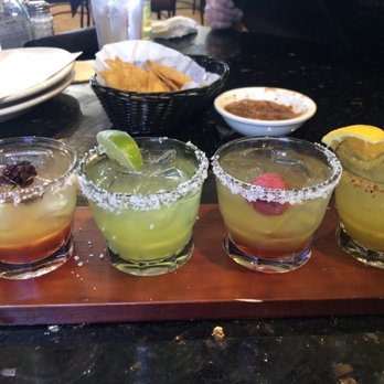Las Brisas Restaurant - Margarita flight, blackberry, original lime, raspberry, Cadillac. - Mexican Near Me - Apple Valley, California Las Brisas Restaurant - Margarita flight, blackberry, original lime, raspberry, Cadillac. - Mexican Near Me - Apple Valley, California