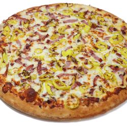 Slice of the 80's - KILLER KIELBASA
Loaded with mozzarella, smoky kielbasa, crispy bacon, onions, and mild peppers, then finished with rich beer cheese sauce.