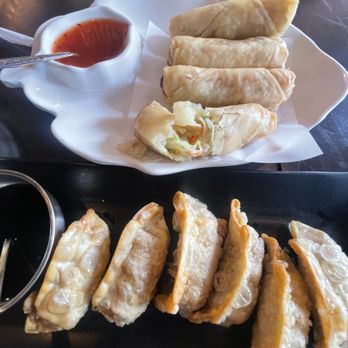 Pure Thai - CRISPY SPRING ROLLS & GYOZA VEGETABLES - Thai Near Me - San Diego, California Pure Thai - CRISPY SPRING ROLLS & GYOZA VEGETABLES - Thai Near Me - San Diego, California