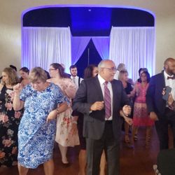 Orlando Dj and Lighting - Wedding guest having a great time.