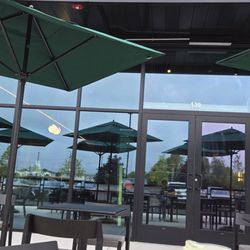 New Starbucks drive thru cafe at the Grove.