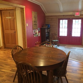 Funky Buffalo - the dining room and living room of a log home - Coffee & Tea Near Me - Camdenton, Missouri