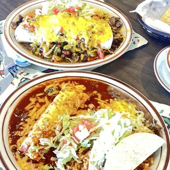 Archie Baca Dba Don Diego's Restrnt - Shepard's Dish with green chile and the red chile enchilada and beef taco plate. - Mexican Near Me - Gallup, New Mexico Archie Baca Dba Don Diego's Restrnt - Shepard's Dish with green chile and the red chile enchilada and beef taco plate. - Mexican Near Me - Gallup, New Mexico