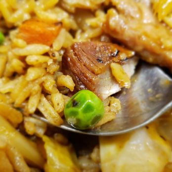 Eat Rice - Lunch special pork fried rice Isn't skimpy at all with big pieces of pork - Chinese Near Me - Greenfield, Wisconsin Eat Rice - Lunch special pork fried rice Isn't skimpy at all with big pieces of pork - Chinese Near Me - Greenfield, Wisconsin