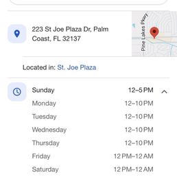 This is what a customer sees when they google hours of operation for this establishment. This is what a customer sees when they google hours of operation for this establishment.