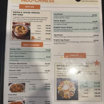 Masala House - Menu - Indian Near Me - Pittsburg, California