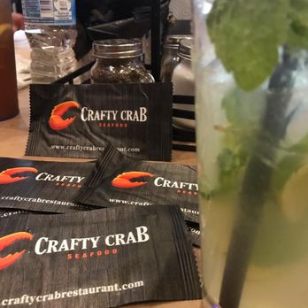 Crafty Crab - Mojito and wet wipes - Seafood Near Me - Lauderhill, Florida