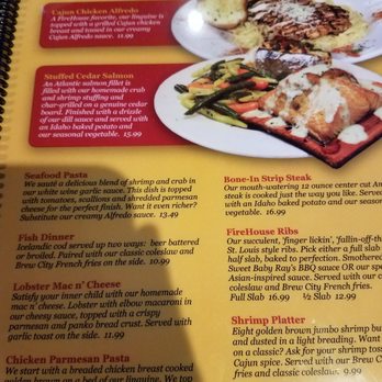 FireHouse Grille & Pub - Menu entres - Pubs Near Me - Willoughby Hills, Ohio