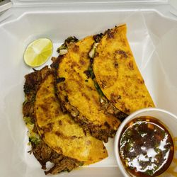 Carmelita’s Pupuseria & More - Birria taco plate