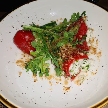 Old Fields Restaurant - Crab piqullo peppers - New American Near Me - Port Jefferson, New York