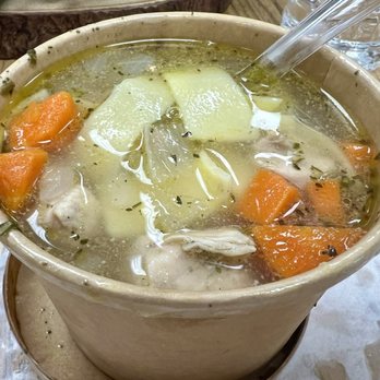 True Bakery - Chicken noodle soup. Now on the menu daily. The noodles and stock are both homemade. Very good. - Bakeries Near Me - Casper, Wyoming True Bakery - Chicken noodle soup. Now on the menu daily. The noodles and stock are both homemade. Very good. - Bakeries Near Me - Casper, Wyoming