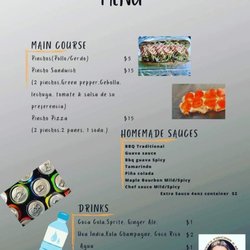 Manny’s Pinchos & More - Manny's Pinchos & More * Food Stand Menu