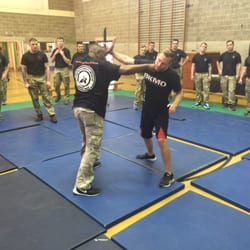 BKMO Krav Maga Liverpool - Rippon Army Barracks Demo with master Wayne Edwards