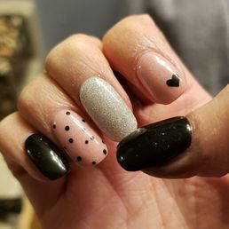 Valentine's day nails by Ashley.