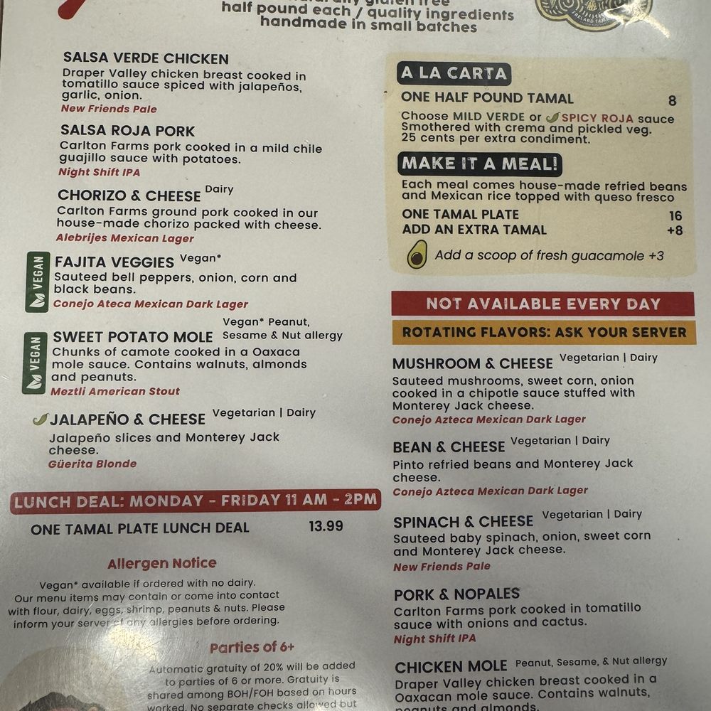 Menu Menu