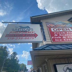 Whitecaps Rivershack - Sign