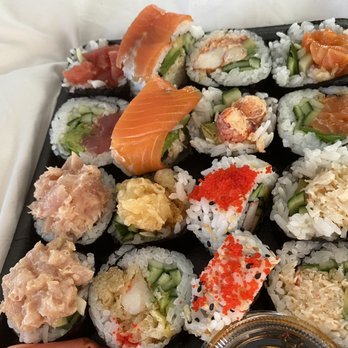 Yoda Sushi - close up of combo 8 - Japanese Near Me - Quebec City, Quebec Yoda Sushi - close up of combo 8 - Japanese Near Me - Quebec City, Quebec