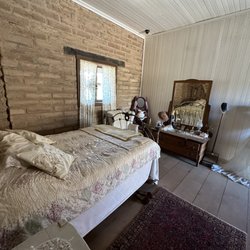Vulture City Ghost Town - Brothel - notice the coins on the bed