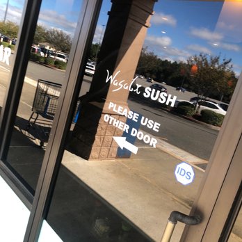 Wasabi Sushi - Sign on door - Japanese Near Me - St. Marys, Georgia