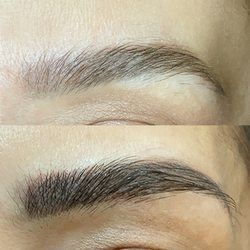Natural Look Permanent Cosmetics - Jeanee Lusby - What is a combination brow?
Two procedures in one...
Enjoy the longevity of a powder shade and the movement/dimension of microblading.