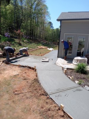 Concrete Patio/Sidewalk Installation - Our team is ready for any project you need! From outdoor patios to sidewalks around your home. Tell us more about your next project so you get the best new patio or sidewalk you can get with our team at R & B Concrete Contractors! Concrete Patio/Sidewalk Installation - Our team is ready for any project you need! From outdoor patios to sidewalks around your home. Tell us more about your next project so you get the best new patio or sidewalk you can get with our team at R & B Concrete Contractors!