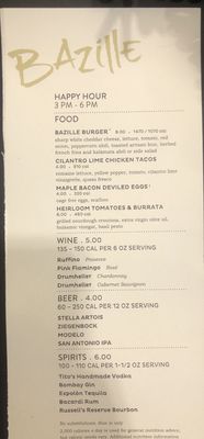 Menu photo 6 Bazille San Antonio, TX