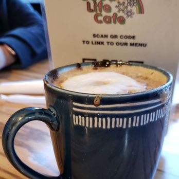 Good Life Cafe - dark chocolate mocha - Vegetarian Near Me - Mammoth Lakes, California