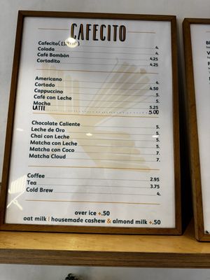 Menu photo 2 Cafecito New York, NY